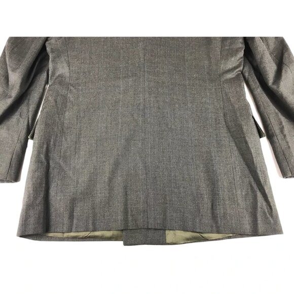 Austin Reed Mens Gray Baskin Pockets Double Breasted Long Sleeve‎ Blazer - Picture 10 of 10